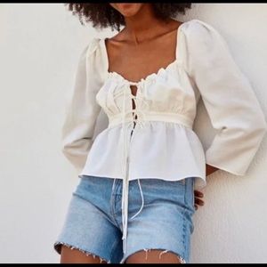 NWT Brock Collection x H&M Lyocell-blend Blouse M